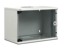 Digitus 9U skříňka montáž na stěnu , 460x540x400mm, barva šedá (RAL 7035)