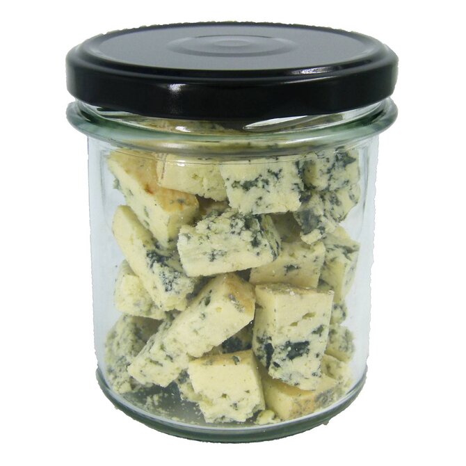 Lyopotraviny s.r.o. Niva plísňový sýr lyofilizováno (sušeno mrazem) - VE SKLE - baleno v celofánu