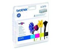 Brother LC-970 sada inkoustů - black, magenta, yellow, cyan