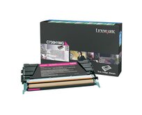 Lexmark C736, X736, X738 Magenta High Yield Return Programme Toner Cartridge (10K)