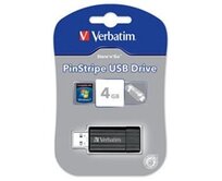 VERBATIM USB Flash Disk Store 'n' Go PinStripe USB 4GB, černý