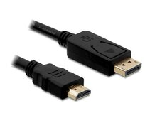 Delock kabel DisplayPort samec na HDMI samec, délka 2m