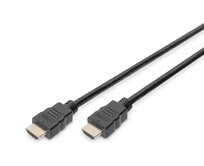 Digitus Připojovací kabel HDMI High Speed, typ A M/M, 1,0 m, Ultra HD 60p, zlatý, bl