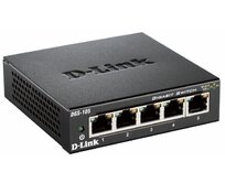 D-Link DGS-105/E 5-port 10/100/1000 Gigabit Metal Housing Desktop Switch