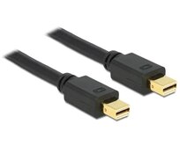 Delock mini Displayport kabel samec - samec 1 m, černý