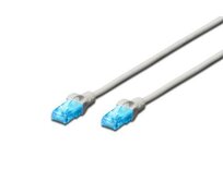 Digitus Ecoline Patch Cable, UTP, CAT 5e, AWG 26/7, šedý 0,5m, 1ks