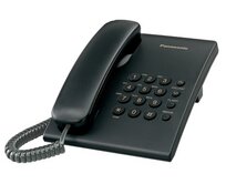 Panasonic KX-TS500FXB - jednolinkový telefon, černý