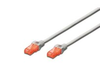 Digitus Ecoline Patch Cable, UTP, CAT 6e, AWG 26/7, šedý 0,5m, 1ks