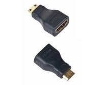 GEMBIRD Kabel red. HDMI na HDMI mini-C, F/M, zlacené kontakty, černá
