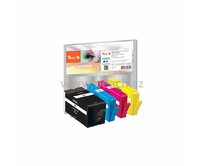 PEACH kompatibilní cartridge HP No 920XL MultiPack, Black, Cyan, Magenta, Yellow, 49 ml, 3x 12 ml