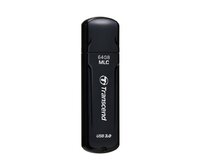 Transcend 64GB JetFlash 750, USB 3.0 flash disk, MLC, LED indikace, černý