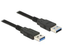 Delock Kabel USB 3.0 Typ-A samec > USB 3.0 Typ-A samec 3,0 m černý