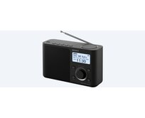 SONY XDR-S61DB Přenosné FM/DAB rádio, černé, víceřádkový bíle podsvícený display. 5 paměťových tlačítek