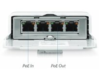 Ubiquiti N-SW, NanoSwitch, Outdoor 4-Port PoE Passthrough Switch