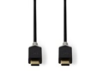 Nedis CCBW64700AT10 - Kabel USB 3.1 (Gen1) | Typ-C Zástrčka - Typ-C Zástrčka | 1 m | Antracit