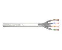DIGITUS Patch kabel CAT 6A U-FTP, surová délka 100 m, papírová krabička, AWG 27/7, LSZH, simplex, barva šedá