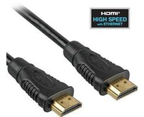 PremiumCord HDMI High Speed + Ethernet kabel, zlacené konektory, 7m 