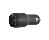Belkin BOOST CHARGE™ 24W Duální USB-A nabíječka do auta, černá