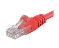 Premiumcord Patch kabel CAT6a S-FTP, RJ45-RJ45, AWG 26/7 0,25m červená