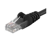 PremiumCord Patch kabel UTP RJ45-RJ45 level 5e 1,5m černý