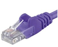 PremiumCord Patch kabel UTP RJ45-RJ45 level 5e 1,5m fialová