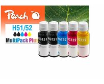 PEACH kompatibilní cartridge HP GT51, GT52, MultiPack Plus