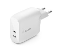 Belkin BOOST CHARGE™ Duální 40W USB-C Power Delivery nástěnná nabíječka, bílá