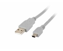 LANBERG USB MINI (M) na USB-A (M) 2.0 kabel 1,8m, šedý (CANON) 