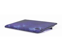 Gembird Podstavec pod notebook NBS-2F15-05, pro notebooky do 15,6", LED, černý