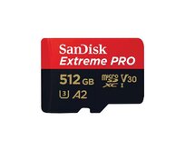 SanDisk Extreme PRO microSDXC 512GB 190MB/s + adaptér