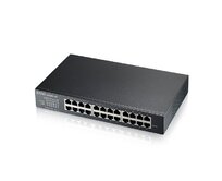 Zyxel GS1915-24E, 24-port GbE Smart hybrid mode Switch, standalone or NebulaFlex Cloud, rackmount, fanless