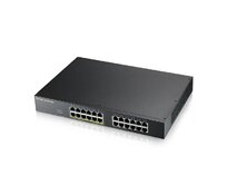 Zyxel GS1915-24EP, 24-port GbE, 12 port PoE, 130 Watt 802.3at, rackmount, Smart hybrid mode Switch, standalone 