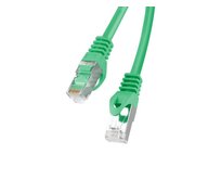 LANBERG Patch kabel CAT.6 FTP 1.5M zelený Fluke Passed  