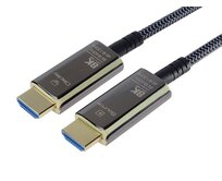 PremiumCord Ultra High Speed HDMI 2.1 optický fiber kabel 8K@60Hz,zlacené 20m