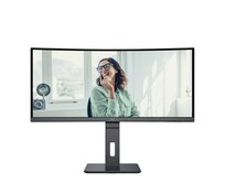 AOC LCD CU34P3CV 34" zakřivený VA/3440x1440@100Hz/1ms/300cd/HDMI/DP/4xUSB/USB-C/RJ45/Repro/Pivot/HAS/VESA