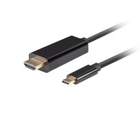 Lanberg USB-C(M)->HDMI(M) kabel 1,8m 4K 60Hz černá  