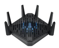 Acer Predator connect W6,router WiFi 6E,802.11 a/b/g/n/ac/ax,až 7800 Mb/s,tri-band (2.4/5/6GHz),1xWAN 2.5Gb/s,4xLAN 1Gb/s,WPS