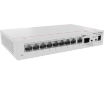 Huawei S110-8P2ST Switch (8*10/100/1000BASE-T ports, PoE+, 1*GE SFP port, 1*10/100/1000BASE-T port, AC power, power adap