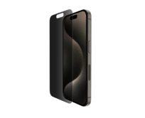 Belkin SCREENFORCE™ TemperedGlass Privacy Anti-Microbial ochranné privátní sklo pro iPhone 15 Pro