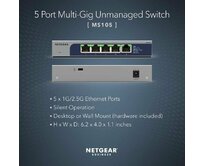 Netgear5-Port Multi-Gigabit (2.5G) Ethernet Unmanaged Switch