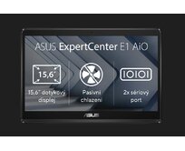 ASUS ExpertCenter E1 AiO N4500/8GB/128GB SSD/15,6" FHD/Touch/2yr Pick up & Return/Bez OS/Černá