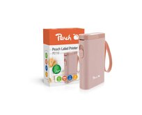 PEACH PE110 - tiskárna samolepících štítků, nabíjecí, růžová