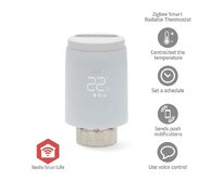 Nedis ZBHTR20WT -  Řízení Radiátorů SmartLife| Zigbee 3.0 | Napájení z baterie | LED | Android™ / IOS