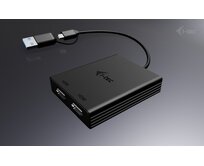 I-Tec USB-A/USB-C Dual 4K HDMI Video Adapter 