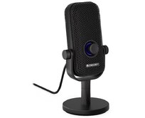 Endorfy mikrofon Solum Voice S/ drátový / RGB podsvícení / pop-up filtr / 3,5mm jack /  USB-C / černý