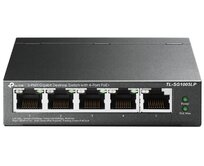 TP-Link TL-SG1005LP PoE switch 5xGLAN 4xPoE out 802.3af/at (až 30W/port)  budget 40W