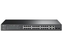 TP-Link TL-SL2428P JetStream Switch L2/L3/L4 QoS a IGMP 24x10/100 Mbps 2xSFP PoE+, OMADA SDN