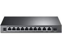 TP-Link TL-SL1311MP Switch 8xLAN 2xGLAN uplink 1xSFP PoE+ 124W