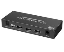 PremiumCord HDMI 2.1 splitter 1-2 porty, 8K@60hz, 4K@120Hz, 1080p, HDR+