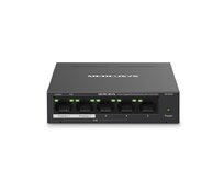 MERCUSYS MS105GP - 5portový gigabitový stolní switch s 4 porty PoE+, 5× 10/100/1000 Mb/s porty RJ45